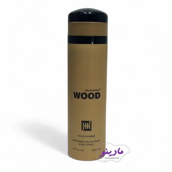 اسپری بدن مردانه وود جکوینز | Jackwins Body Spray - مادینو سایت - مادینو